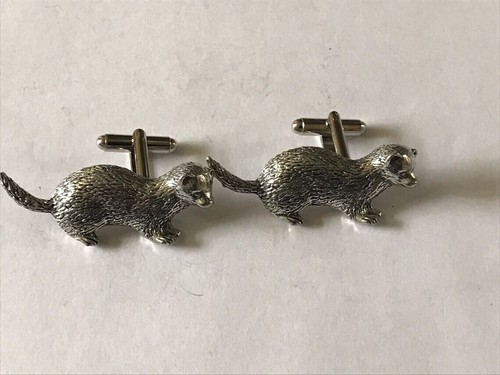 Ferret pair cufflinks - of,