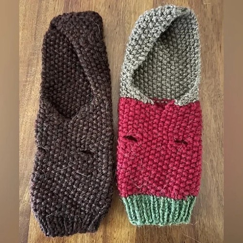 Pair hand knit hoodies for - pair,