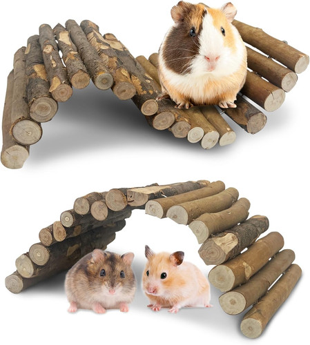 Wooden hamster bridge - wooden,
